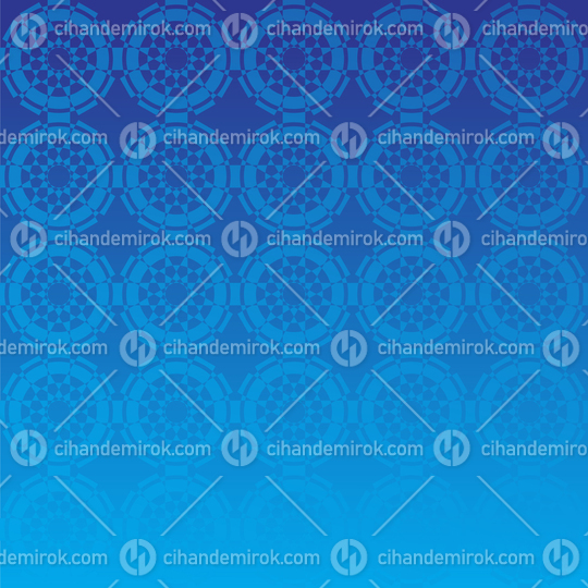 Abstract Ornamental Blue Background