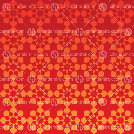 Abstract Red and Yellow Flower Background