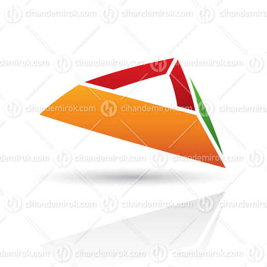 Colorful Abstract Pyramid Like Logo Icon