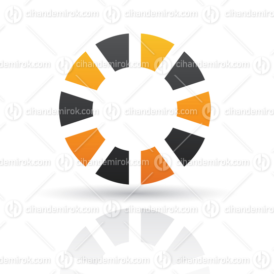 Colorful Abstract Wheel Logo Icon