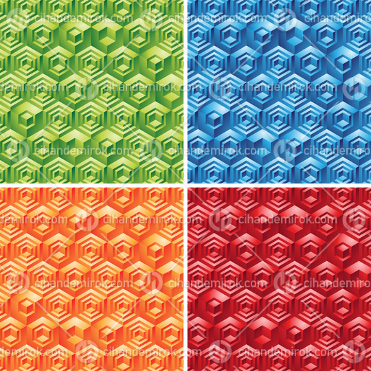 Colorful Geometric Embossed Fun Backgrounds