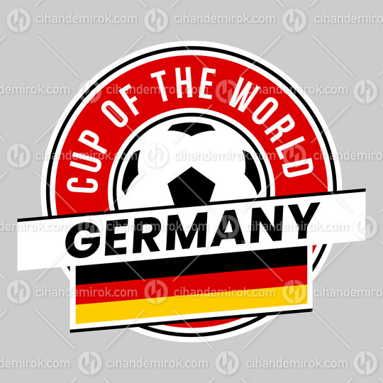 Germany Team Badge for Football Tournament