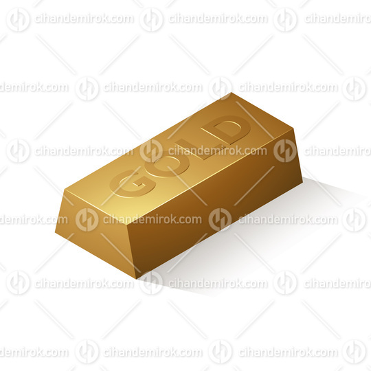 Gold Bar with Embossed Text