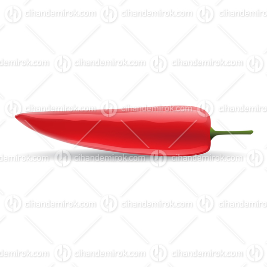 Red Glossy Pepper Icon