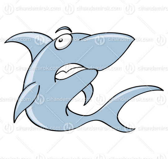 Scary Shark Cartoon