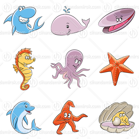 Sea Animals Cartoon